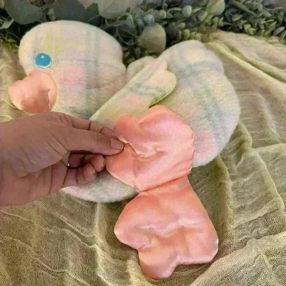 Playskool Hasbro‎ 1987 Snuzzles blankies Pillows Duck Baby Stuffed Plush 5402 - Picture 8 of 8